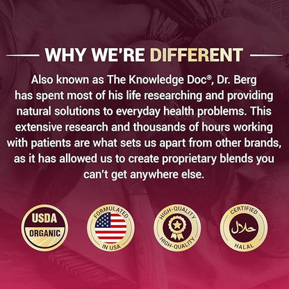 Dr. Berg Raw Organic Beet Powder from Real Earth-Grown Beets ??USDA Certified Organic Beet Root Powder to Support Nitric Oxide Levels, Energy, Blood Flow, & Heart Health* ??30 Servings