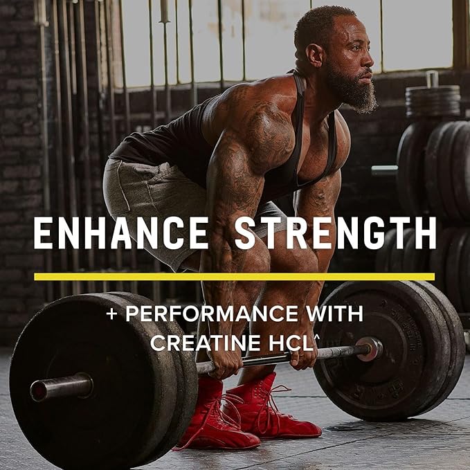 BEYOND RAW Science-Backed Creatine HCl Powder, Lab Grade, for Muscle Strength and Growth, Energy Production, Athletic Performance, Cognitive Support, Cellular Hydration, 120 Servings