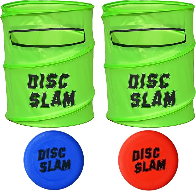 GoSports Disc Slam Game - Classic or PRO - Outdoor Disc Toss Yard and Beach Party Game