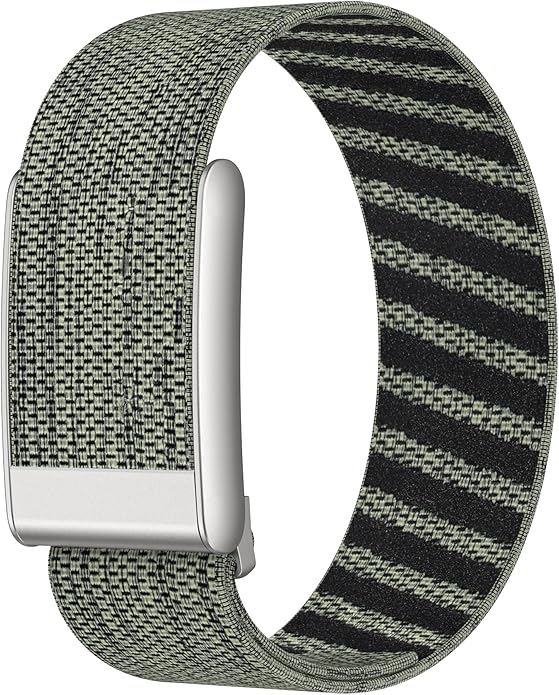 VeveXiao Stretchy Nylon Wristband Compatible with Whoop 5.0/Whoop MG Bands,Soft Stretchy Nylon Sports Loop Replacement Bands for Men Women, with Metal Frame Adjustable Connector