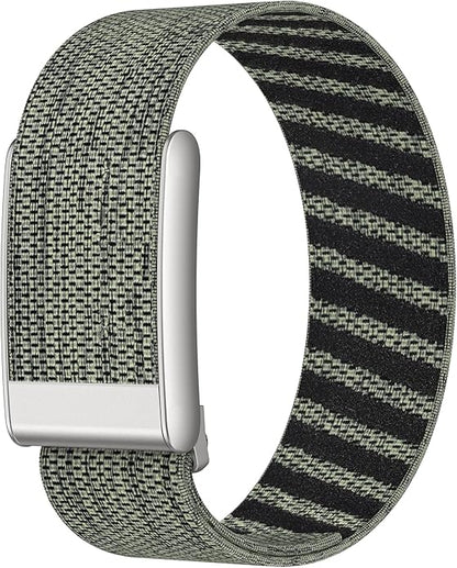 VeveXiao Stretchy Nylon Wristband Compatible with Whoop 5.0/Whoop MG Bands,Soft Stretchy Nylon Sports Loop Replacement Bands for Men Women, with Metal Frame Adjustable Connector