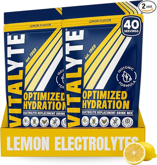 Vitalyte Electrolyte Powder Drink Mix, Isotonic Electrolyte Hydration Mix, Gluten Free Post Workout