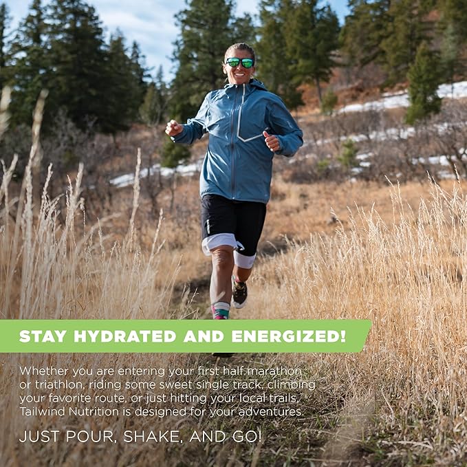 Tailwind Nutrition Endurance Fuel, Carbohydrate & Electrolyte Sports Drink Mix Powder, Gluten-Free, Vegan, Dauwaltermelon, 50 Servings