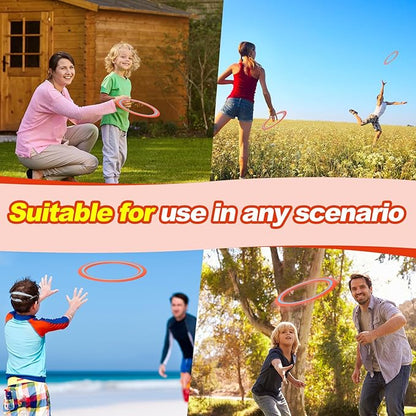 Jenaai 20 Pcs Flying Disc for Kids 10 Inch Flying Ring Adults Pool Disc for Family Outdoor Beach Lawn Backyard Garden Sport Playing Toss Game Gift
