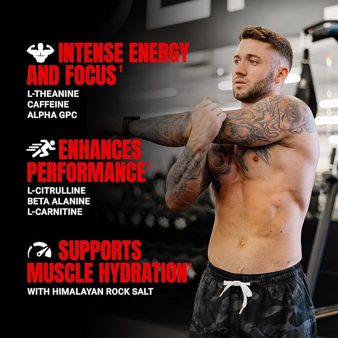 PROSUPPS Mr. Hyde Nightmare Pre Workout Powder with Caffeine & Beta Alanine - Preworkout for Intense Energy, Mental Focus & Performance - Gym & Fitness Supplements (Orange Creamsicle, 30 Servings)