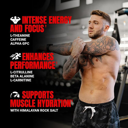 PROSUPPS Mr. Hyde Nightmare Pre Workout Powder with Caffeine & Beta Alanine - Preworkout for Intense Energy, Mental Focus & Performance - Gym & Fitness Supplements (Orange Creamsicle, 30 Servings)