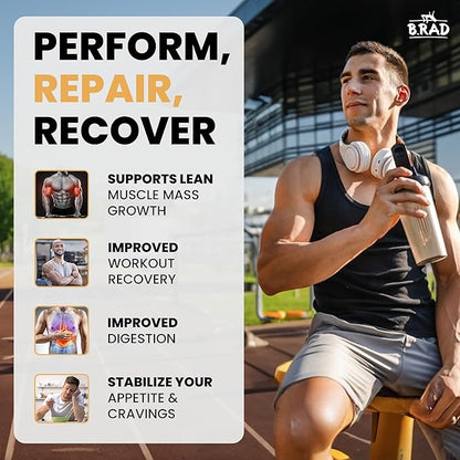 B.rad Superfuel - Grass Fed Whey Protein Isolate Boosted with Creatine | Farm-Fresh, Easy-to-Digest, Clean Ingredients | 2 Pounds | 100% USA Sourced | Unflavored