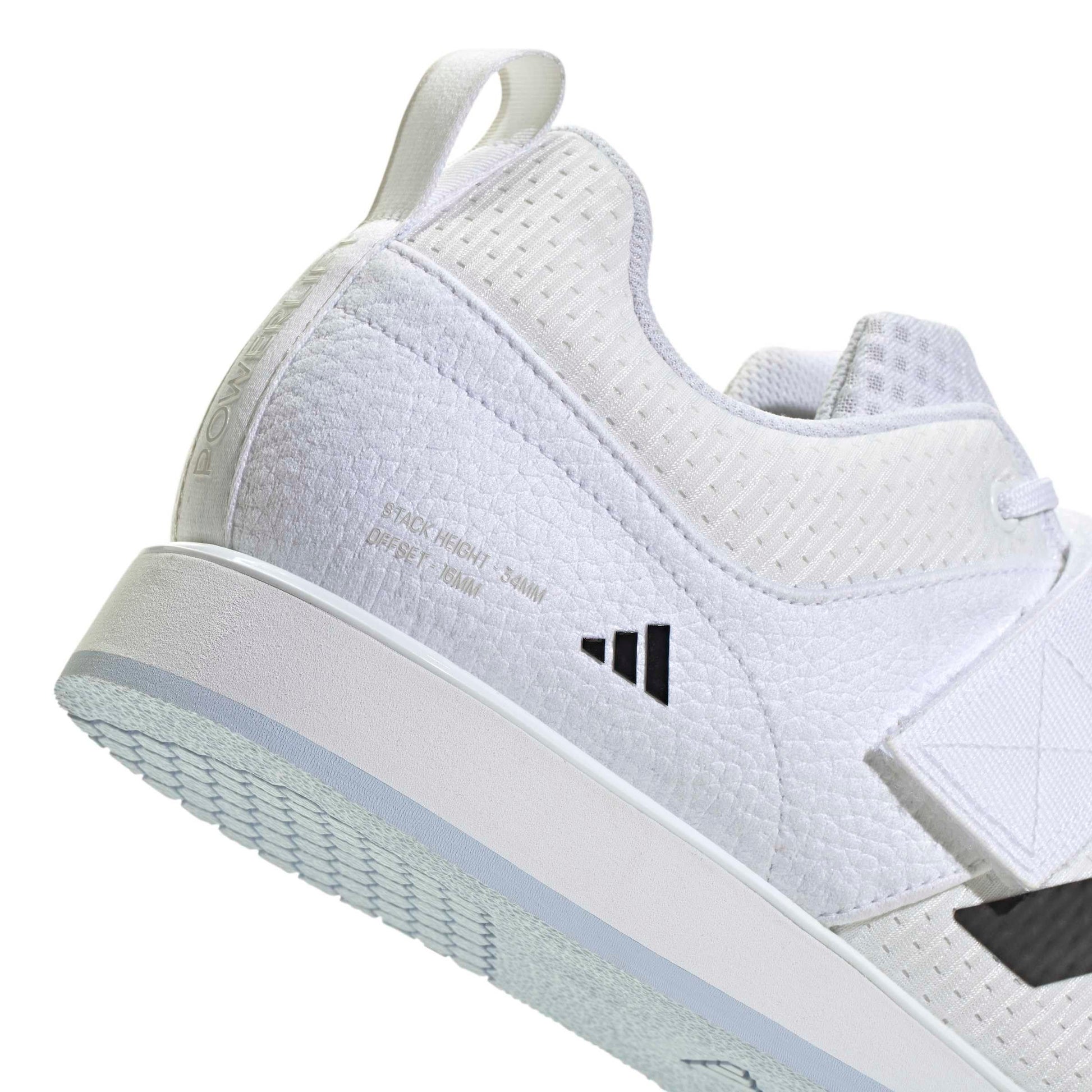 adidas Unisex-Adult Powerlift 5 Weightlifting, White/Black, 7
