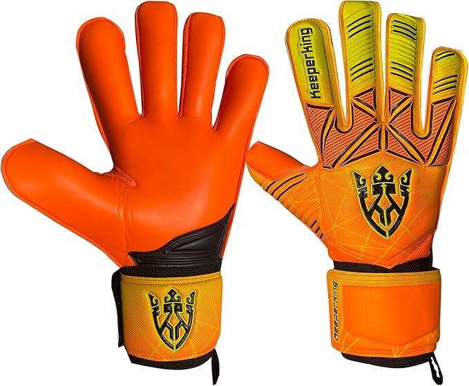 Soccer Goalie Goalkeeper Gloves for Kids Boys Youth & Adult,Latex Strong Grip Palms with Removable Finger Spines Protection Children Football Gloves for Training/Match(Sizes 5-10,6 Styles)