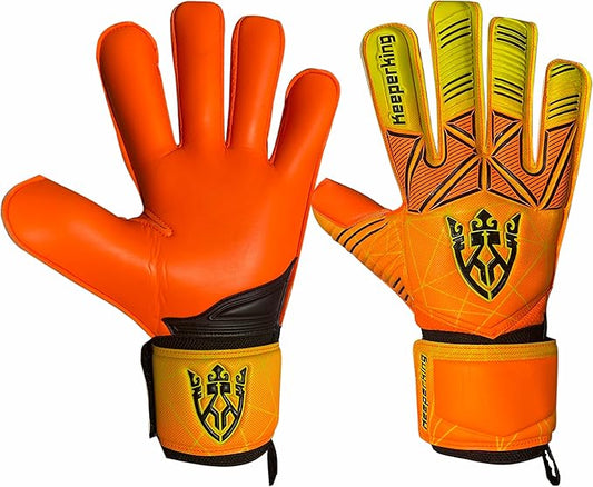 Soccer Goalie Goalkeeper Gloves for Kids Boys Youth & Adult,Latex Strong Grip Palms with Removable Finger Spines Protection Children Football Gloves for Training/Match(Sizes 5-10,6 Styles)