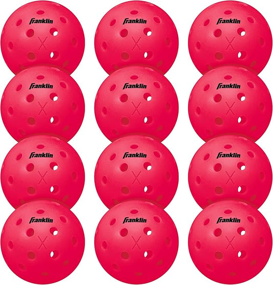 Franklin Sports X-40 Outdoor Pickleballs - Official Ball of USA Pickleball, APP Tour + US Open
