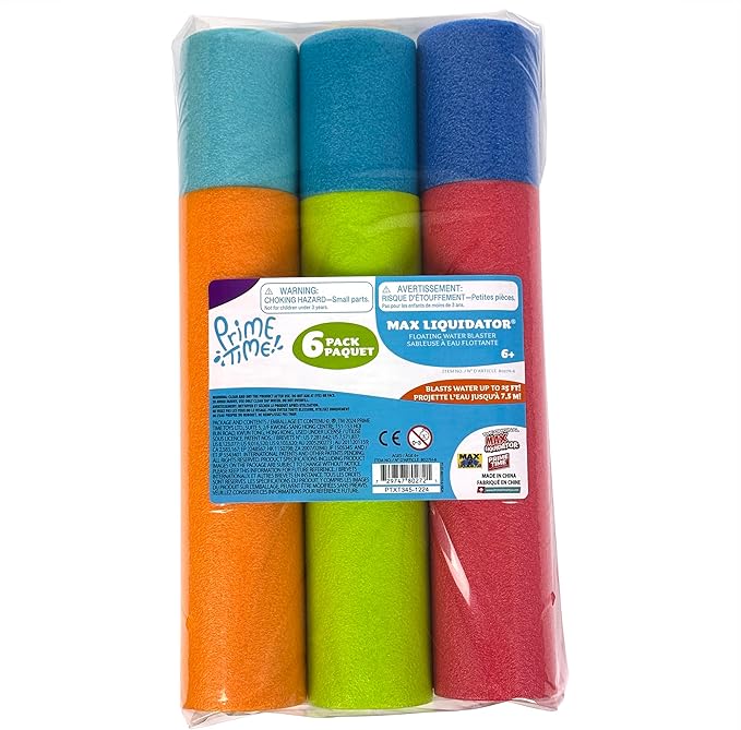 6-Pack Water Blaster Set, Multicolor