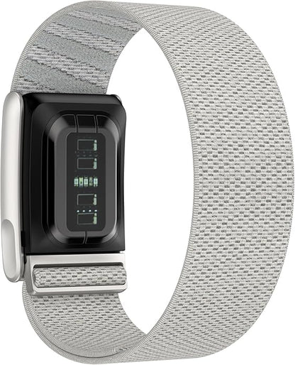 VeveXiao Stretchy Nylon Wristband Compatible with Whoop 5.0/Whoop MG Bands,Soft Stretchy Nylon Sports Loop Replacement Bands for Men Women, with Metal Frame Adjustable Connector