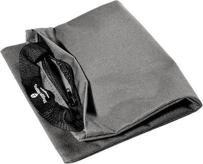 Hugger Mugger Unfilled 10lb Yoga Sandbag - Adds Weight to Your Poses, Zipper Cover, Sturdy Handle, Durable Material, Not Filled with Sand