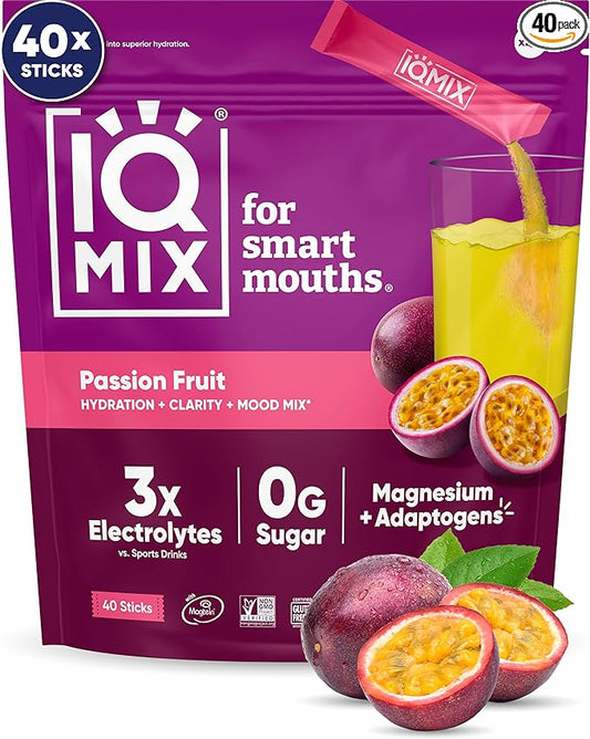 IQMIX Hydration Electrolyte Powder – 4-in-1 Formula for Hydration, Mental Clarity, Mood and
