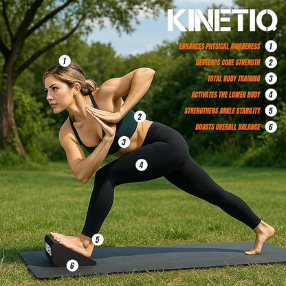 Plantar Fasciitis Relief Foot And Calf Stretcher - Ankle Strengthener, Achilles Tendonitis Relief, Calf Roller, Incline Board for Calf Stretching, Foot Rocker, Rocking Slant Board, Ankle Rehab