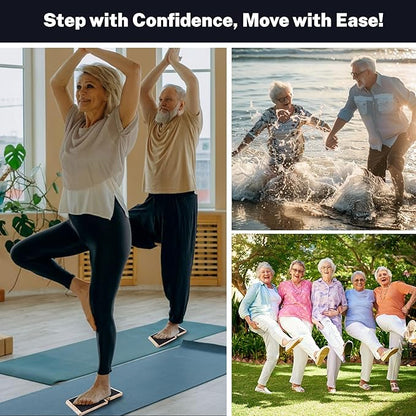 Adjustable Ankle Balance Board with 2 Single Leg Balance Boards and 6 Balance Bars, Versatile Ankle Strengthener for Stability, Rehab & Pain Relief