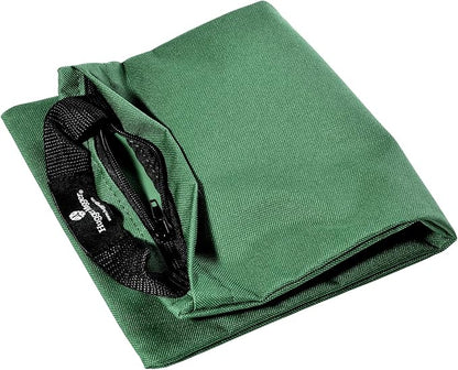 Hugger Mugger Unfilled 10lb Yoga Sandbag - Adds Weight to Your Poses, Zipper Cover, Sturdy Handle, Durable Material, Not Filled with Sand