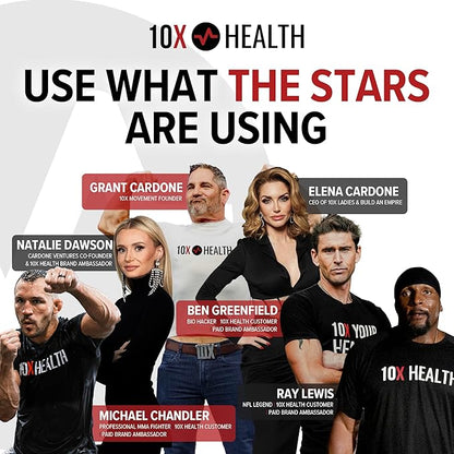 10X Health Amino Blend Pre Workout Powder for Men - Fruit Punch Flavor - EAA & BCAA Powder Amino Acids Supplement for Energy, Muscle Strength & Performance ??Pre and Post Workout - 30 Servings