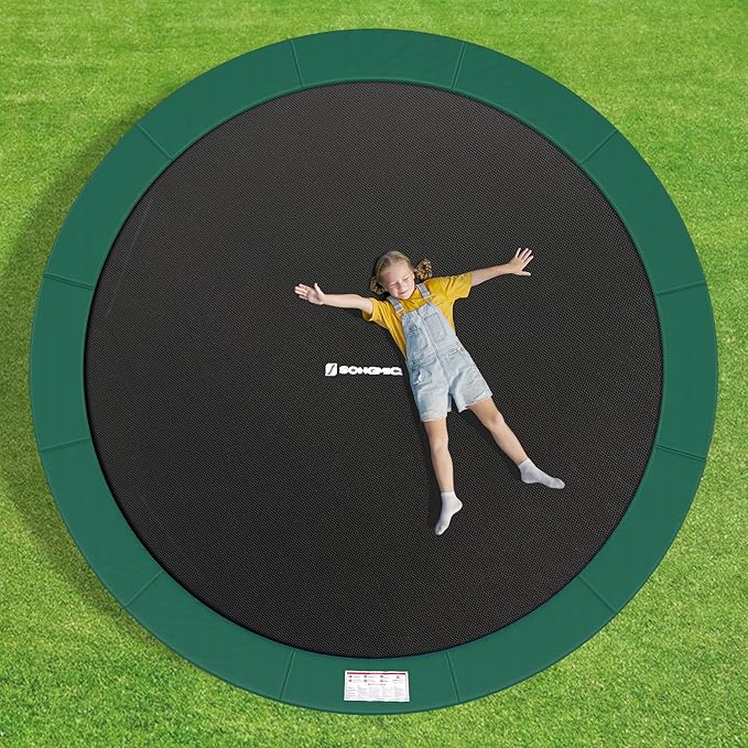 SONGMICS Trampoline Pad, 8ft 10ft 12ft 14ft 15ft Replacement Trampoline Safety Pad, Spring Cover