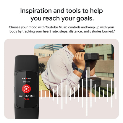 Google Fitbit Charge 6 - Fitness Tracker - Obsidian/Black