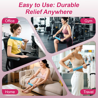 ZanLLW Massage Roller, Muscle Roller Stick, Therapy Roller Stick for Legs, Calf, Thigh, Lipo Roller