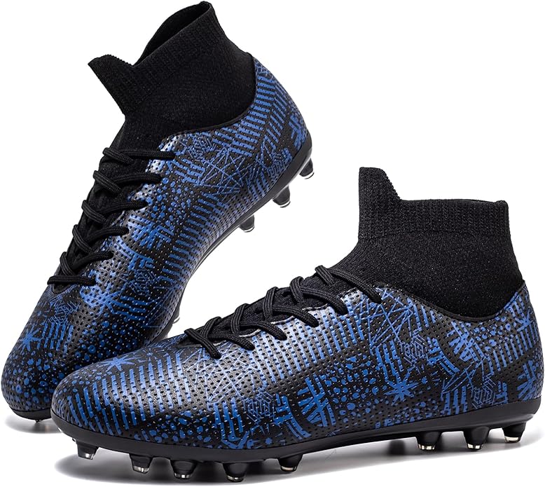 Adult Soccer Cleats Men Lightweight Football Boots Breathable Professional Sneaker Sport Athletic Ground Football Shoes