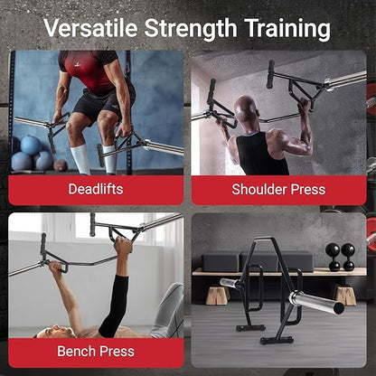 Olympic 2-Inch Hex Weight Lifting Trap Bar with Long and Rotating Sleeves, 500-Pound Capacity, Open Design, Alloy Steel, Chrome