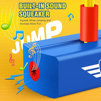 CUUGO LET'S GO! CG Jumping Promotes Growing Taller- Pogo Stick Foam Pogo Jumper for Kids, Toys for 3-12 Year Old Boys Girls Outdoor Toys Indoor Toys Fun Gifts Christmas Stocking Stuffers Gifts