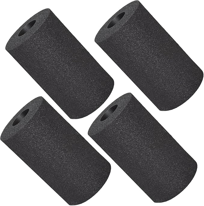 Foot Foam Pads Rollers Replacement (5.5 * 3.1 * 3.1in), Padding Cover for Inversion Table, Workout Bench, Sits Ups Replacement Parts, Home Gym Accesories