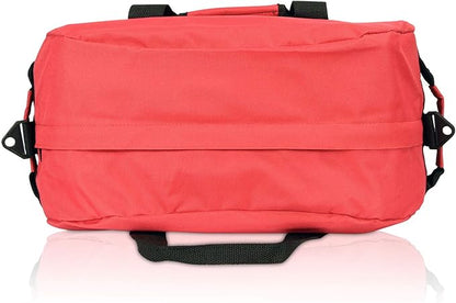 DALIX 18" Two Tone Duffle Bag Medium Black Red Blue Gold Pink Purple Gray