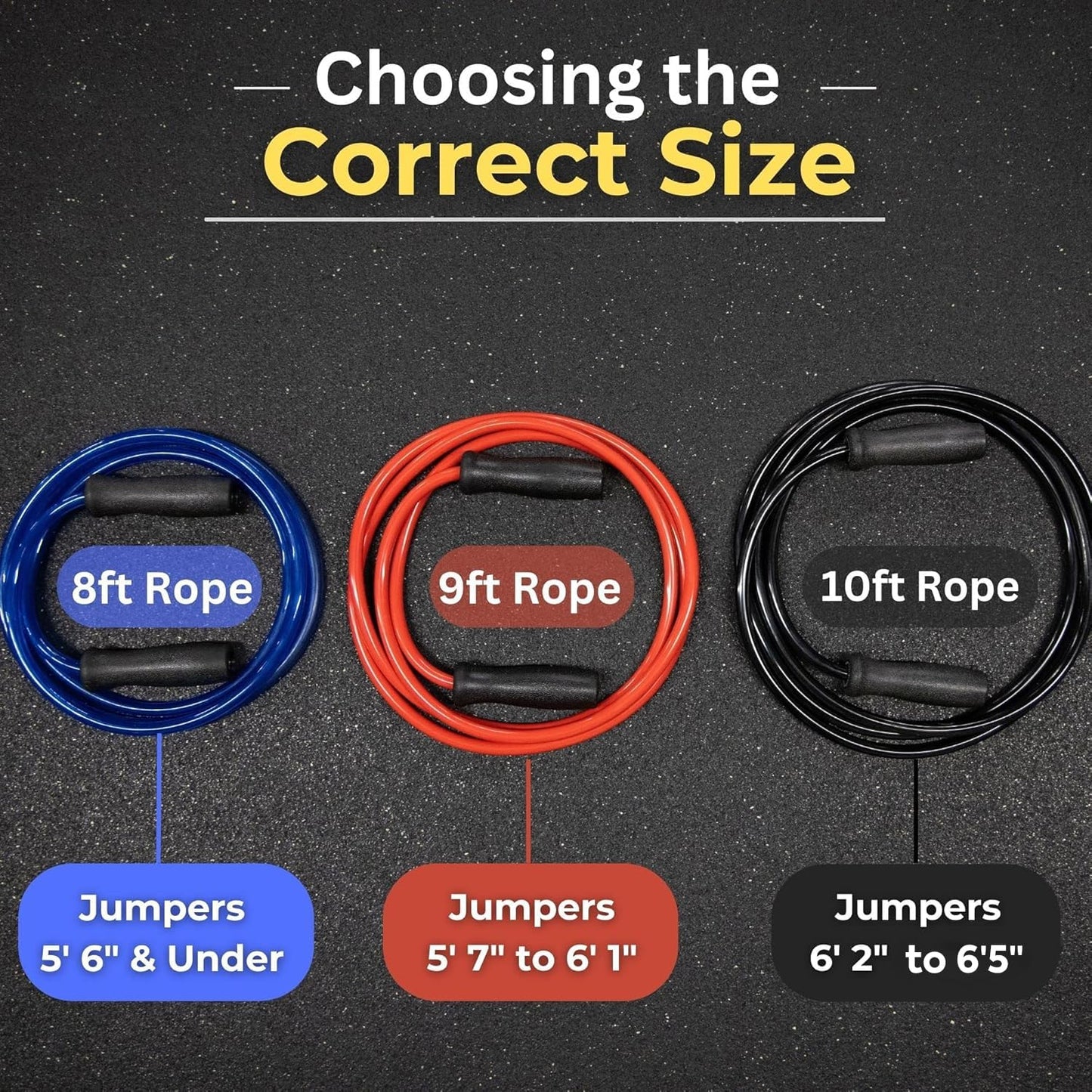Elite Jumps Muay Thai 2.0 Weighted Jump Rope for MMA, 1.2 lbs, 9 ft, Red