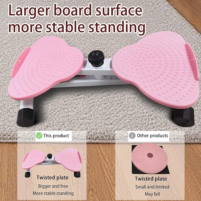 Waist Twister, Ab Muscle Training Machine with 264 lbs, Noise-Free Home Fitness Equipment With Replaceable Resistance Bands, Suitable For Men And Women