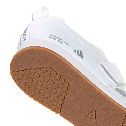 adidas Unisex-Adult Powerlift 5 Weightlifting, White/Halo Silver/Black, 9