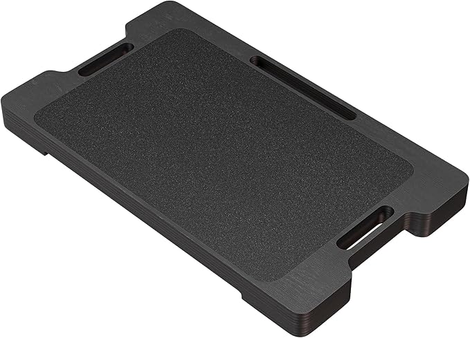 Resistance Band Workout Footplate - Non-Slip Wooden Fitness Board, Exercise Platform for Full-Body Home Gym, Strength Training, Stretching, Flexibility and Balance