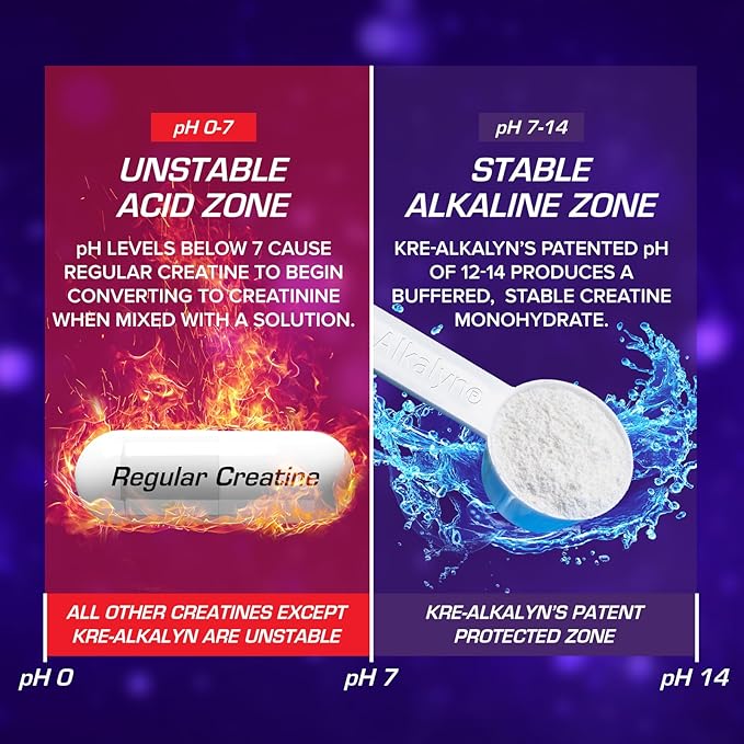 EFX Sports Kre-Alkalyn EFX Powder | pH Correct Creatine Monohydrate Powder Supplement | Strength, Muscle Growth & Performance | 140 Servings (Unflavored)