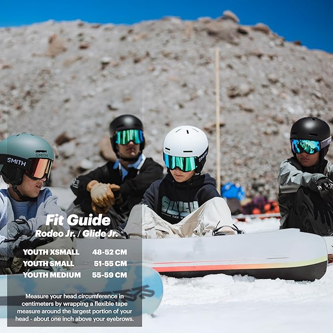 Smith Glide Jr. Helmet ??Youth Snowsports Helmet with MIPS Technology ??Lightweight Protection for Kids for Skiing & Snowboarding