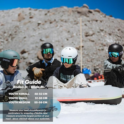 Smith Glide Jr. Helmet ??Youth Snowsports Helmet with MIPS Technology ??Lightweight Protection for Kids for Skiing & Snowboarding