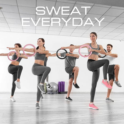 Yes4All Power Ring 10lbs, Weight Ring, Weighted Circle, Kettlebell for Yoga Exercise, Aerobics, Home Fitness, Core Training