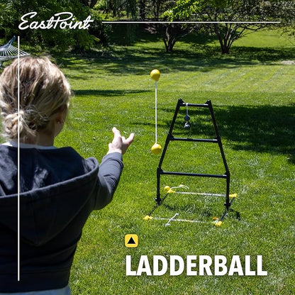 EastPoint 3-in-1 Battle Bag Battle Pack – 1 Easy to Convert Target - Bean Bag Toss Pong, Ladderball, and Battle Bags All in 1 Outdoor Tailgate Game