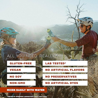 Tailwind Nutrition Recovery Mix, 20 Grams Complete Protein, Carbohydrates, and Electrolytes Powder Drink Mix for Post-Workout, Free of Gluten, Soy, and Dairy, Vegan, 12 Servings, Salted Caramel