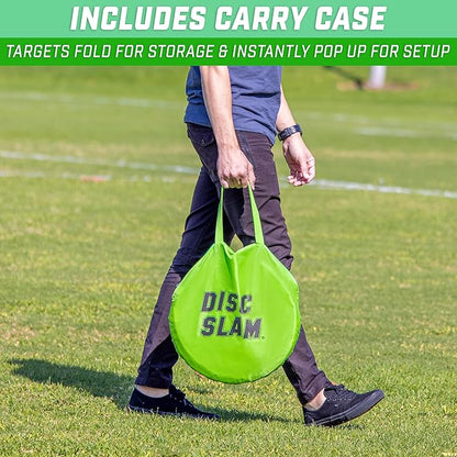 GoSports Disc Slam Game - Classic or PRO - Outdoor Disc Toss Yard and Beach Party Game