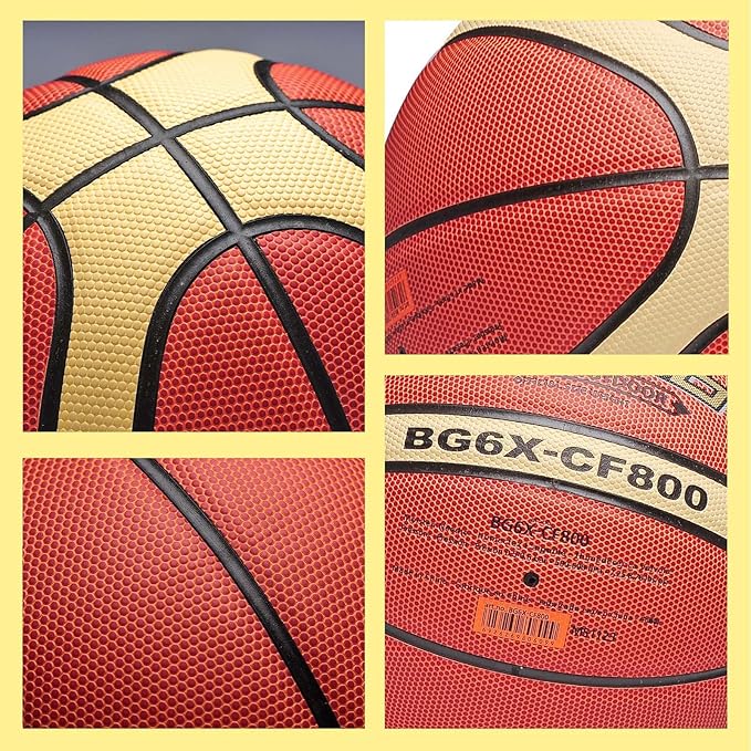 Training Soft Touch Rubber and Faux Leather Fighting Basketball, High Bounce Indoor Outdoor Basketball Gift