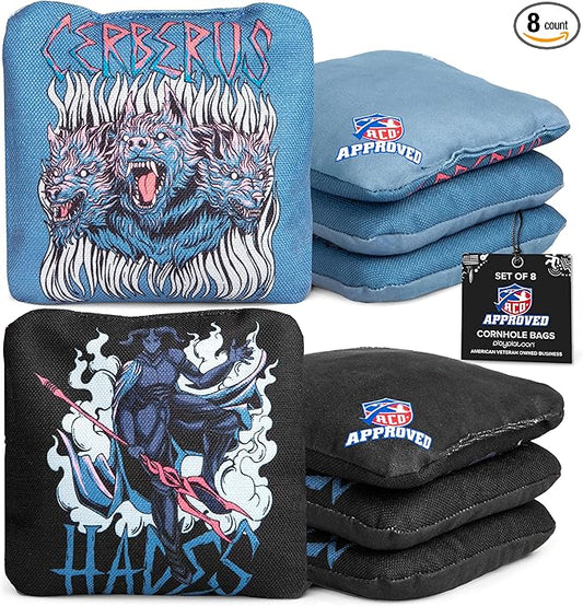 Play Platoon Cornhole Bags Set of 8 Regulation Professional Corn Hole Bean Bags ACO Approved