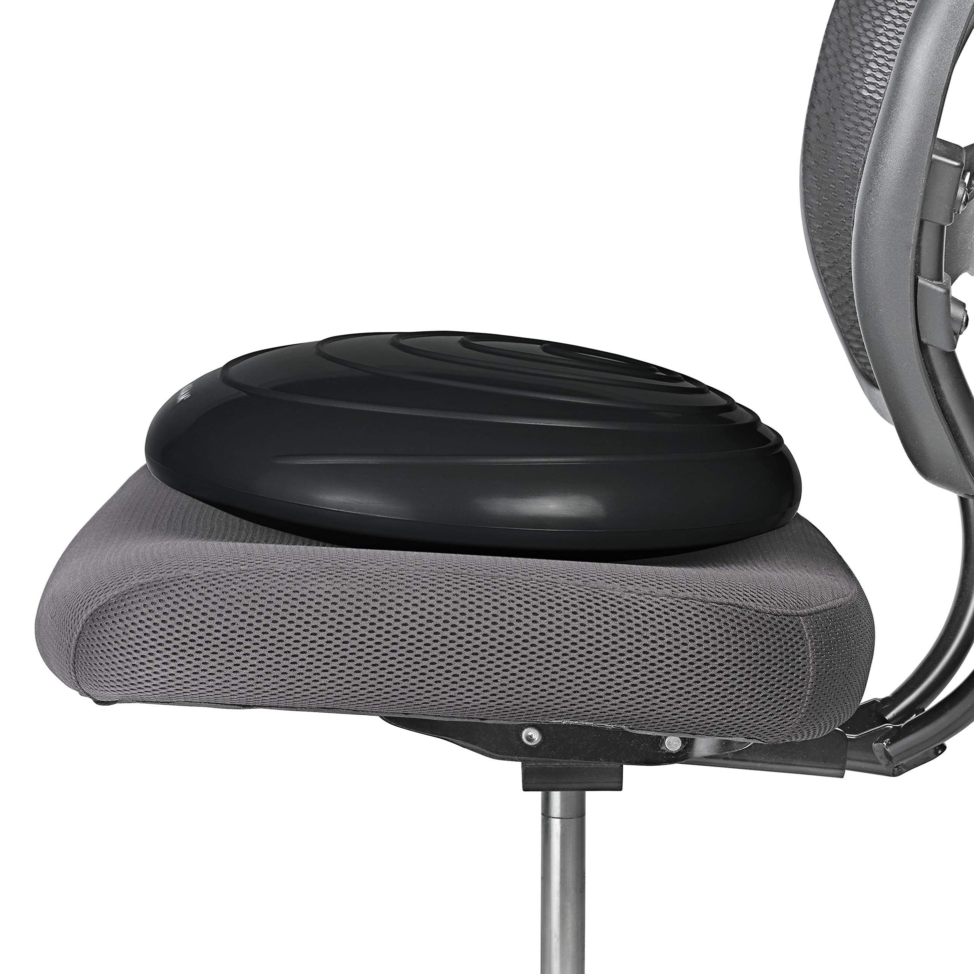 Gaiam Balance Disc Wobble Cushion, 16", Core Stability Seat (Black)
