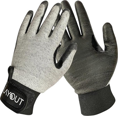 Layout Lite Ultimate Frisbee Gloves - Seamless Design - One Pair Ultimate Gloves