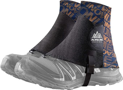 Azarxis Trail Gaiters Low Ankle Gators Shoes Boots Cover Breathable & Sand Protection for Men Women Running Triathlon Marathon Cycling Hiking Long Distance Backpacking Ourdoor Sports