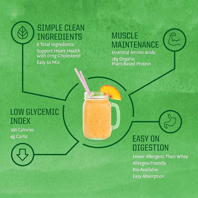 SUNWARRIOR Organic Brown Rice Protein Chocolate, 750 GR