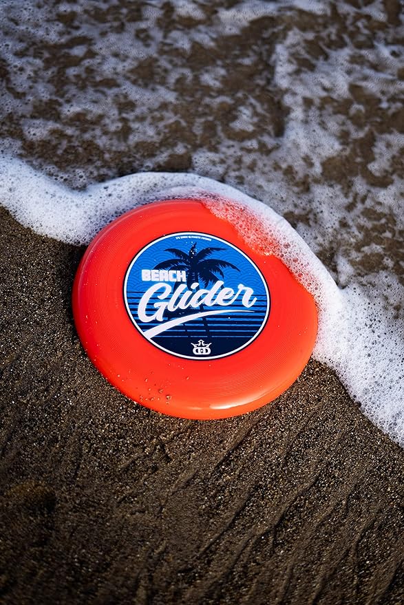Dynamic Discs Beach Glider Flying Disc, Catch and Throw Frisbee Discs Golf, Predictable Flight Pattern, 175g+, Red