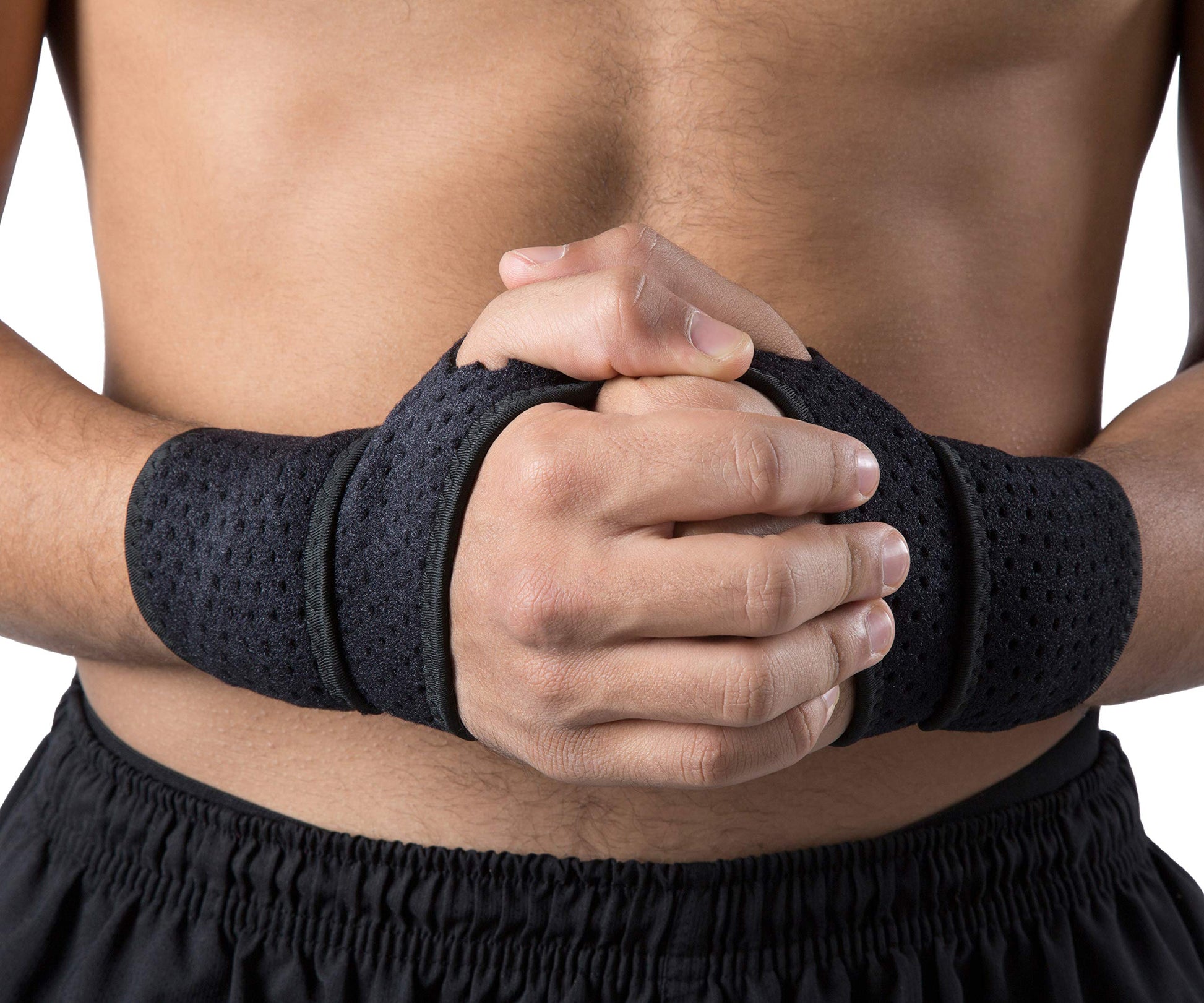 HiRui 2 Pack Wrist Compression Strap and Wrist Brace Sport Wrist Support for Fitness
